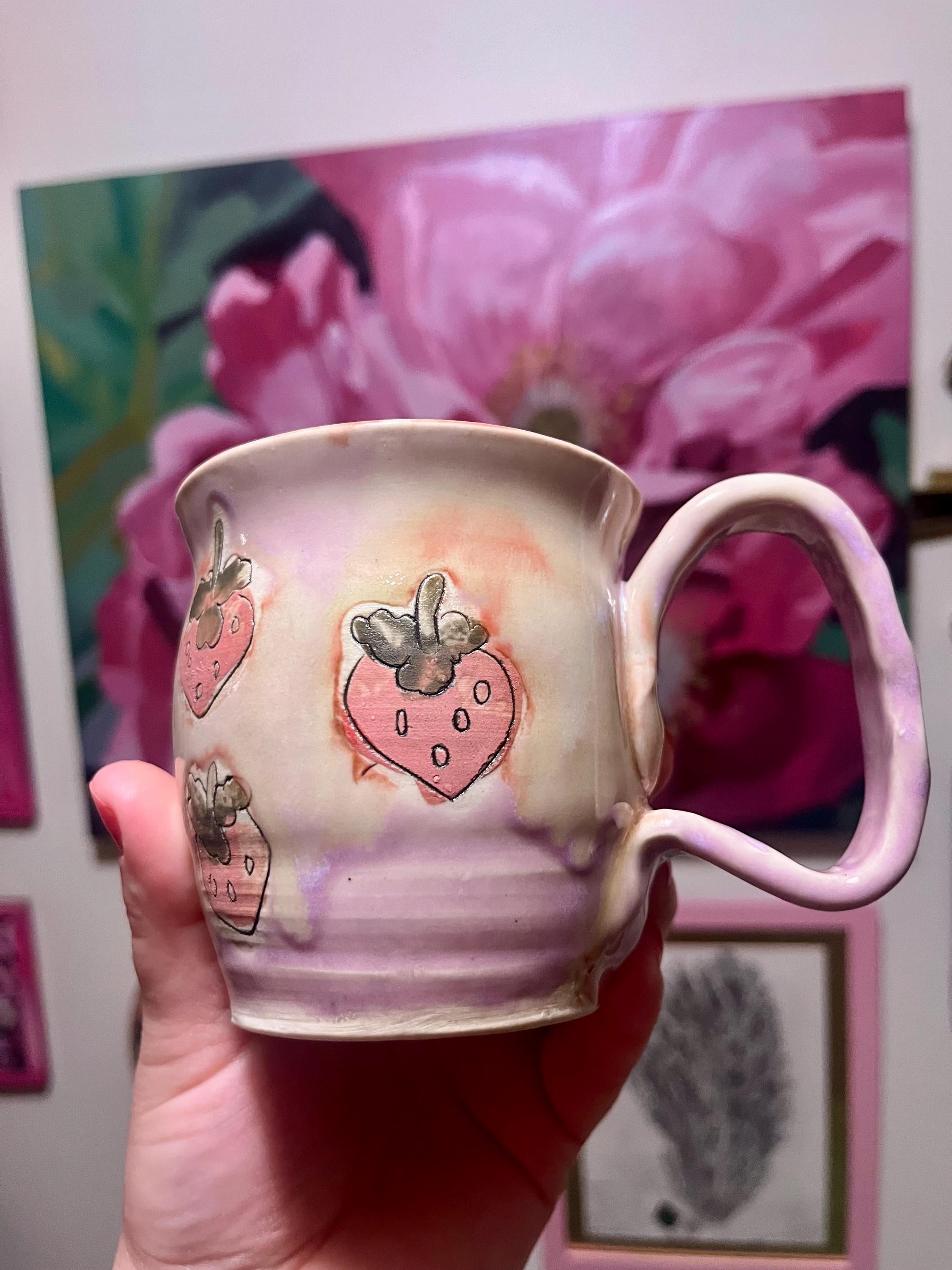 Cute Strawberry Mug