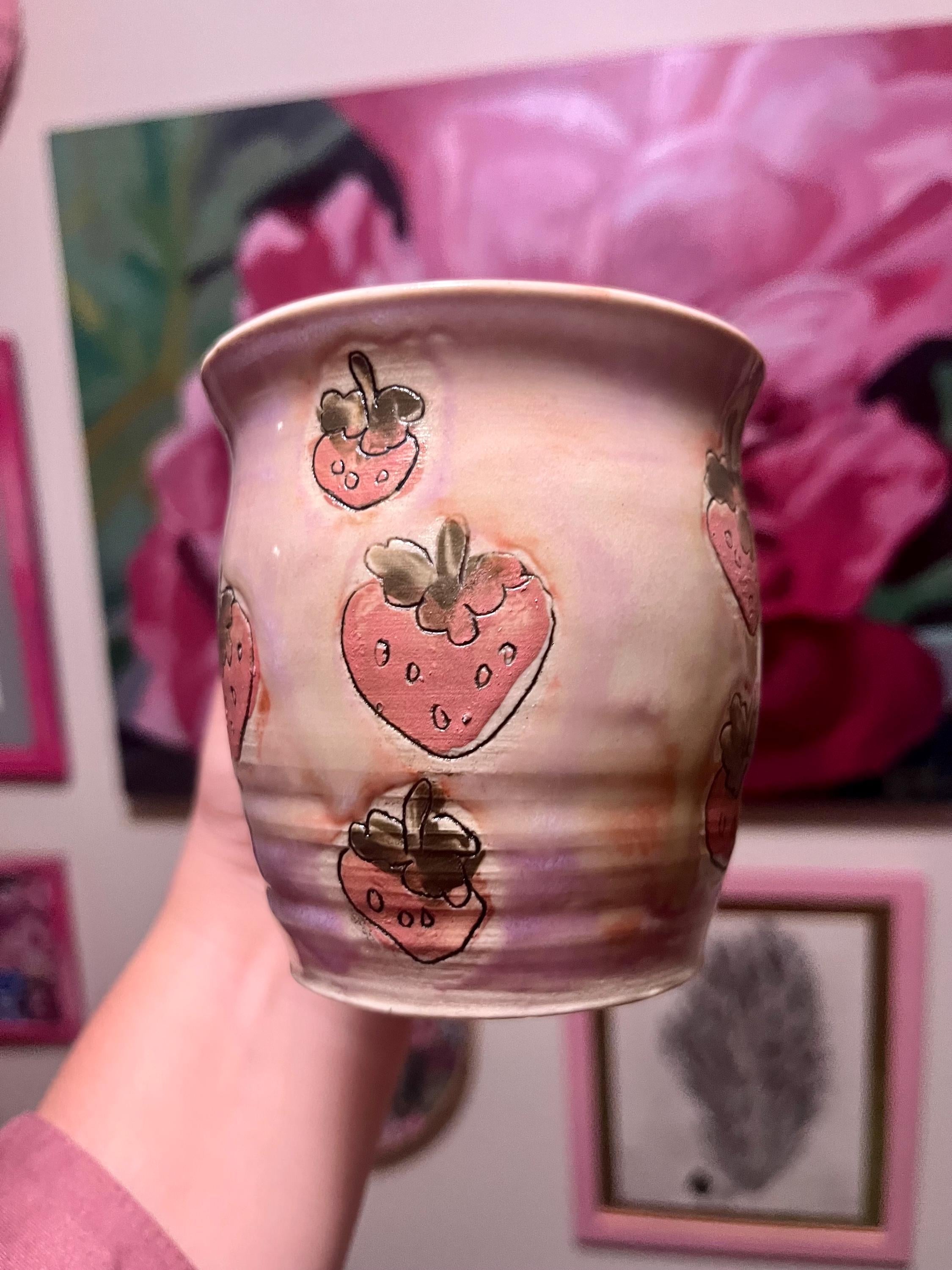 Cute Strawberry Mug